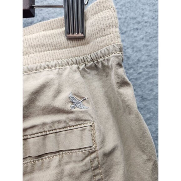 Eddie Bauer Womens Beige Casual Shorts Size 10 With Drawstring Waist Pockets & E - Picture 4 of 8